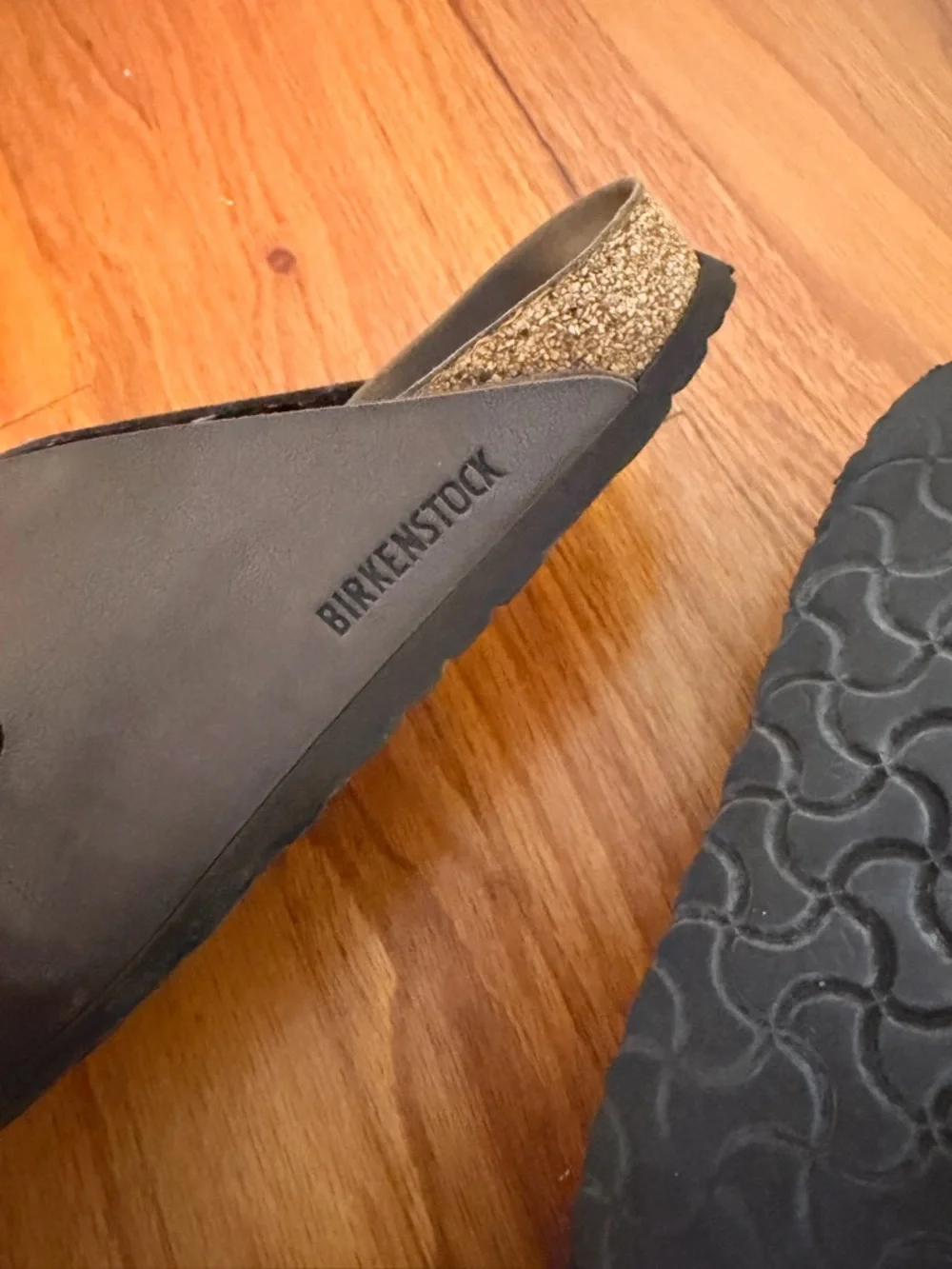 Birkenstock Two-Buckle Slide Sandals in Brown - Picture 5 of 6